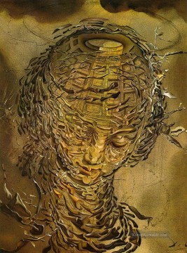 Raphaelischer Kopf der Salvador Dali explodiert Ölgemälde